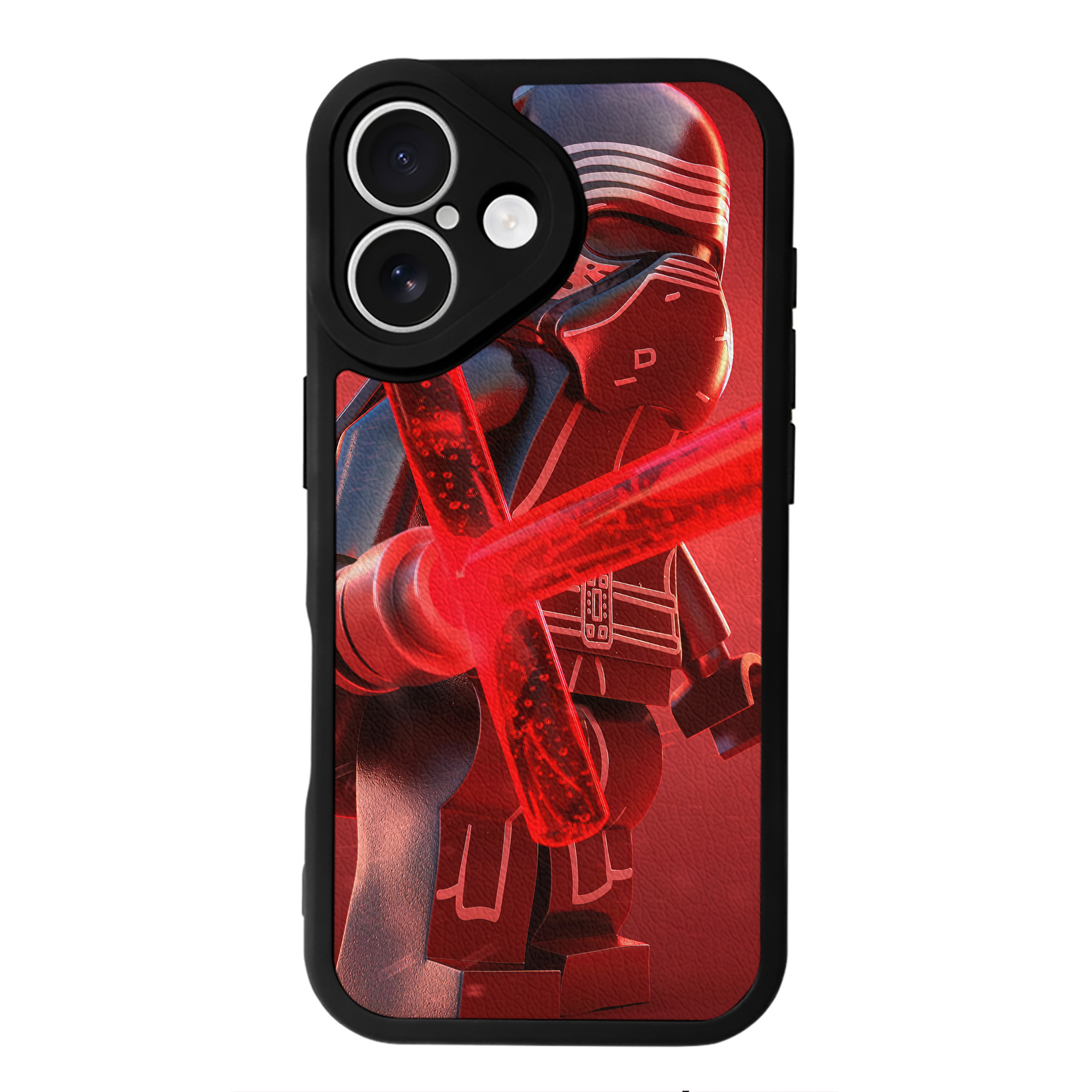 （画像用） スター・ウォーズ Star Wars 【iPhone 16シリーズ対応】シリコンスマホケース（レザー調） 材質：シリコン